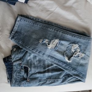 Distressed Mom Jeans